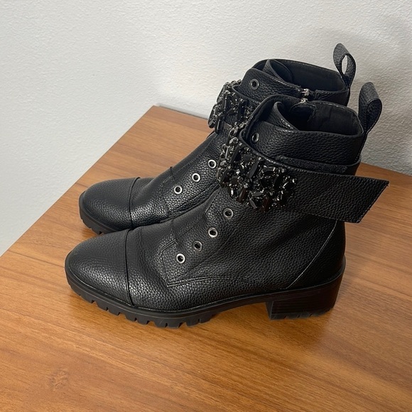 Nwt KARL LAGERFELD Paris Boots Size 7.5 - Picture 1 of 13